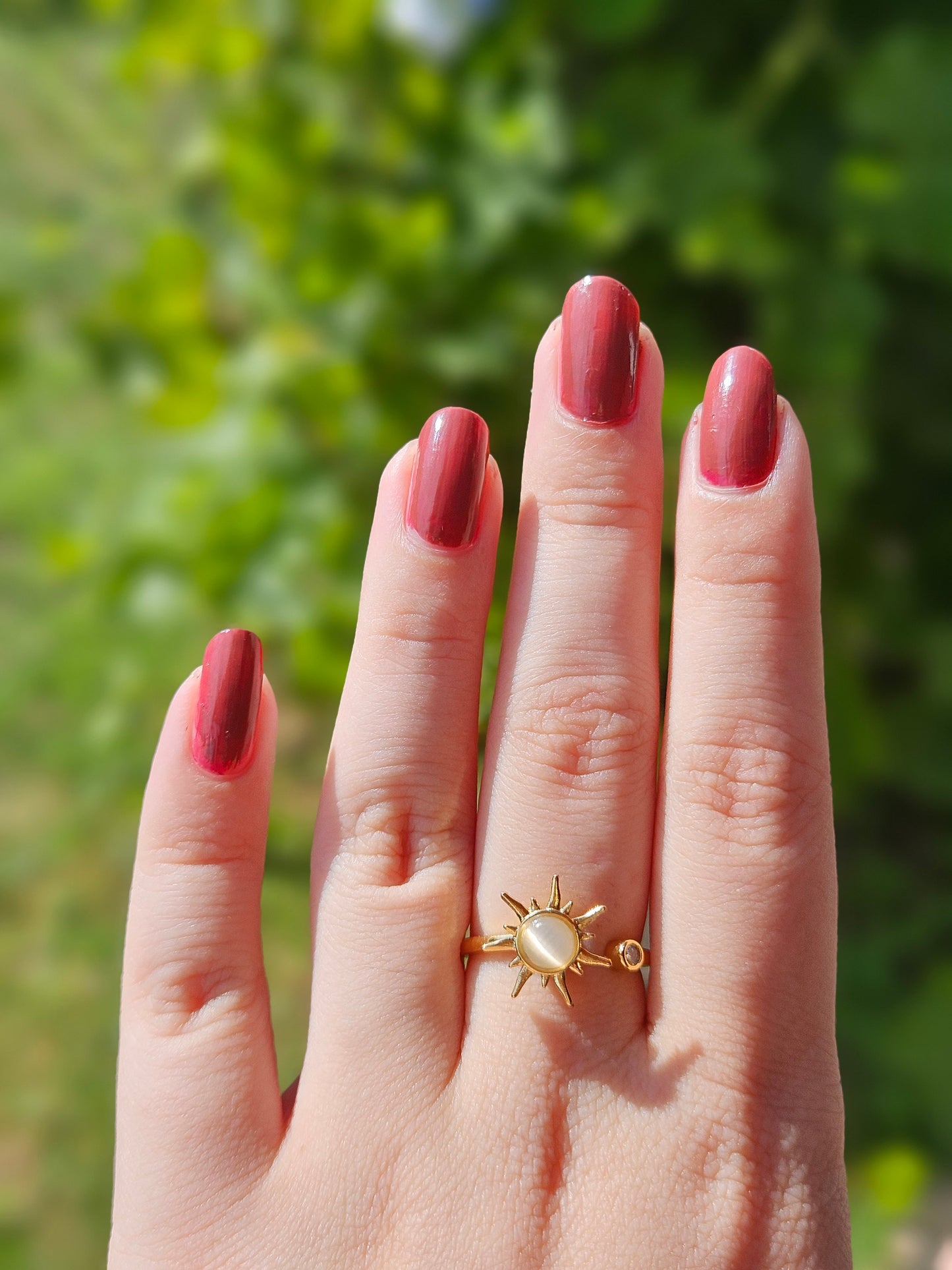 Fidget Ring Sonne Gold