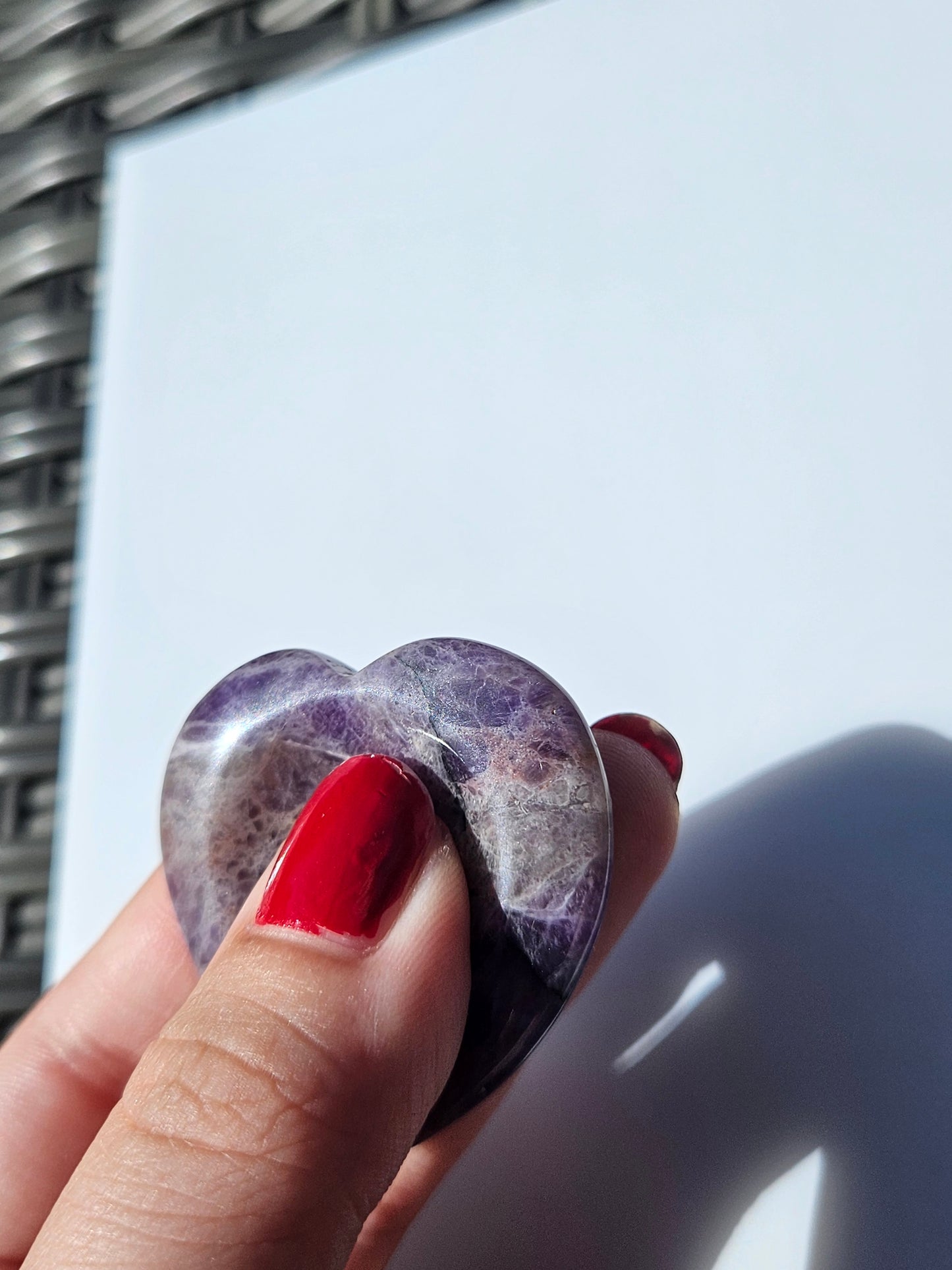 Amethyst Herz Handschmeichler