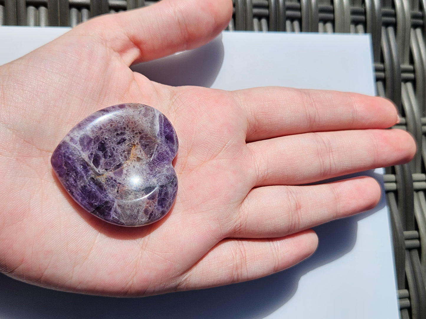 Amethyst Herz Handschmeichler