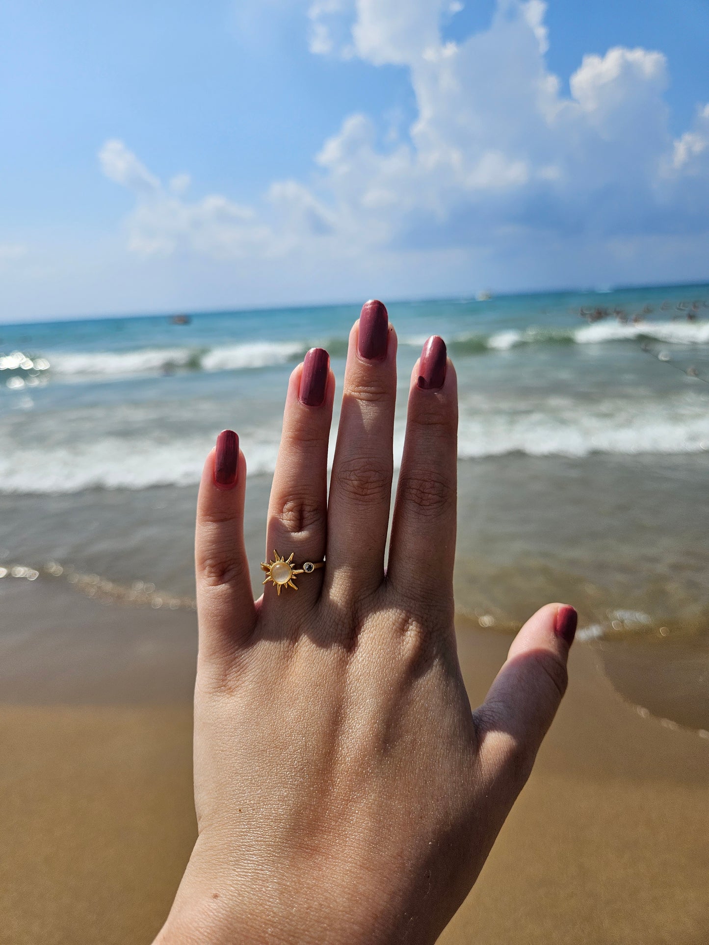 Fidget Ring Sonne Gold