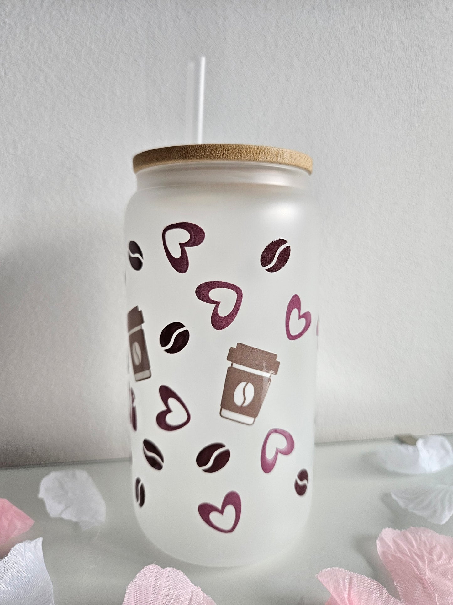 Coffee is my Valentine Trinkglas