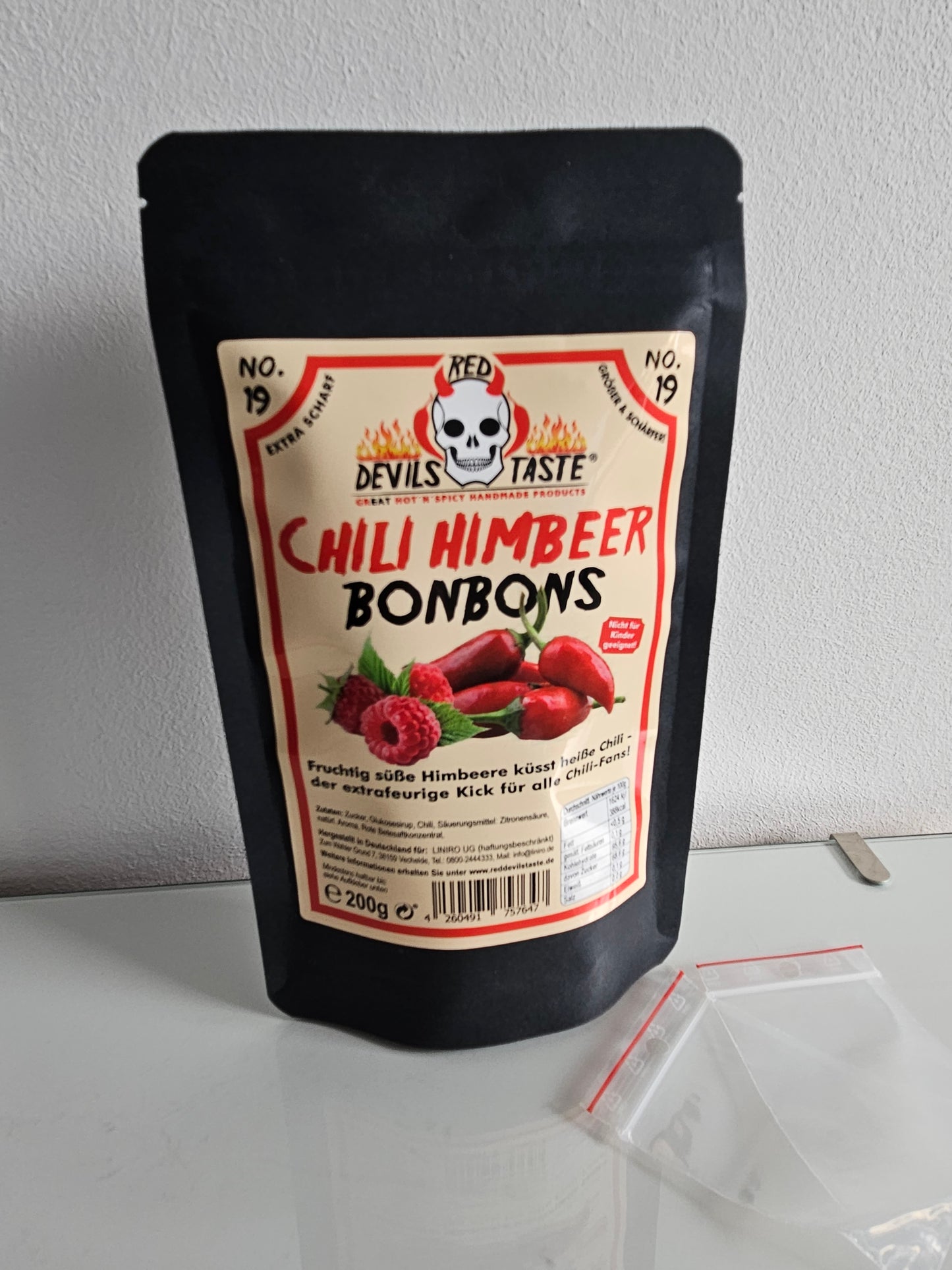 Chili Himbeer Bonbons 200g