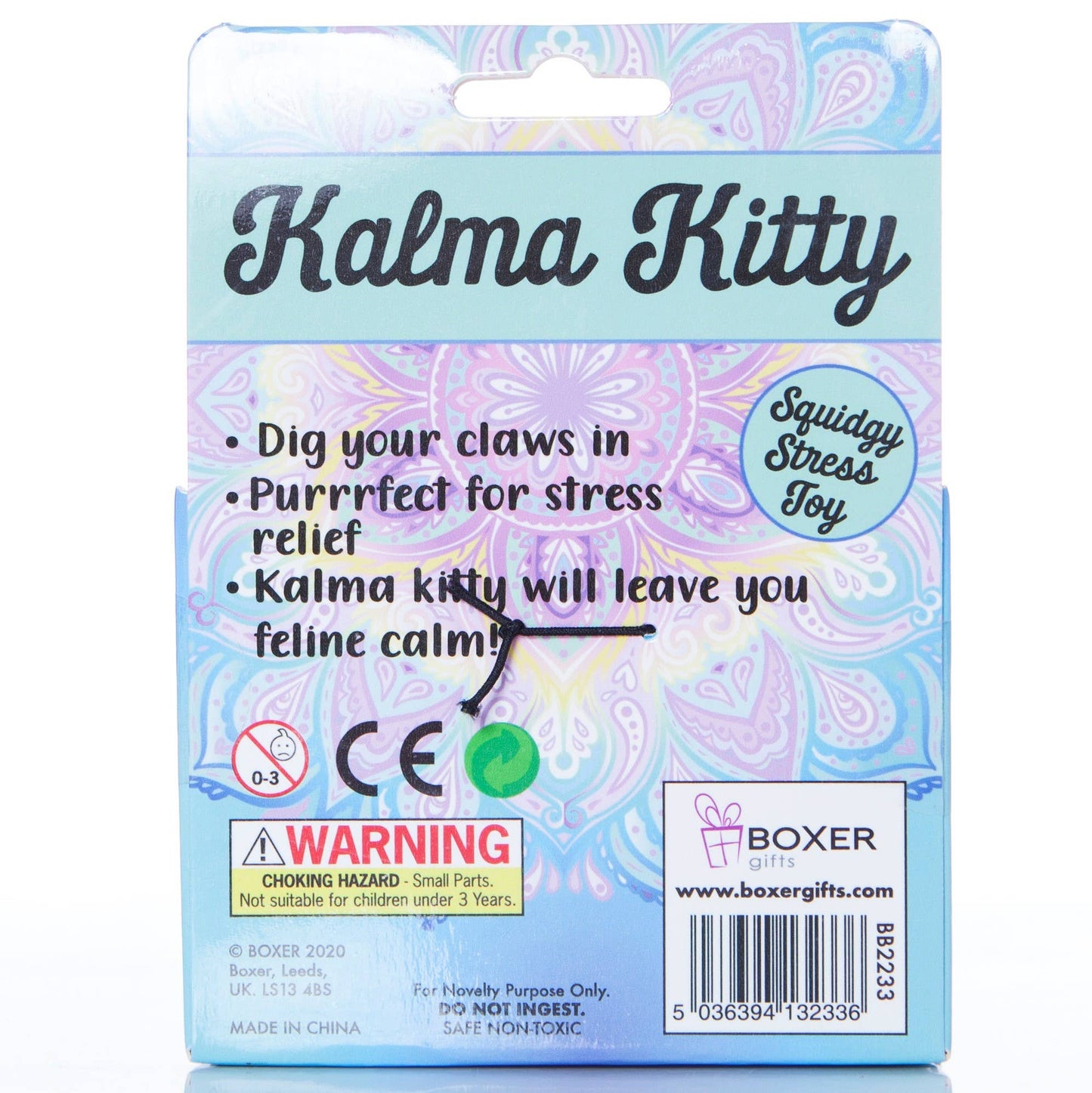 Kalma Kitty Stressbällchen – Anti-Stress-Spielzeug mit Katzenmotiv – Geschenkidee für Katzenliebhaber