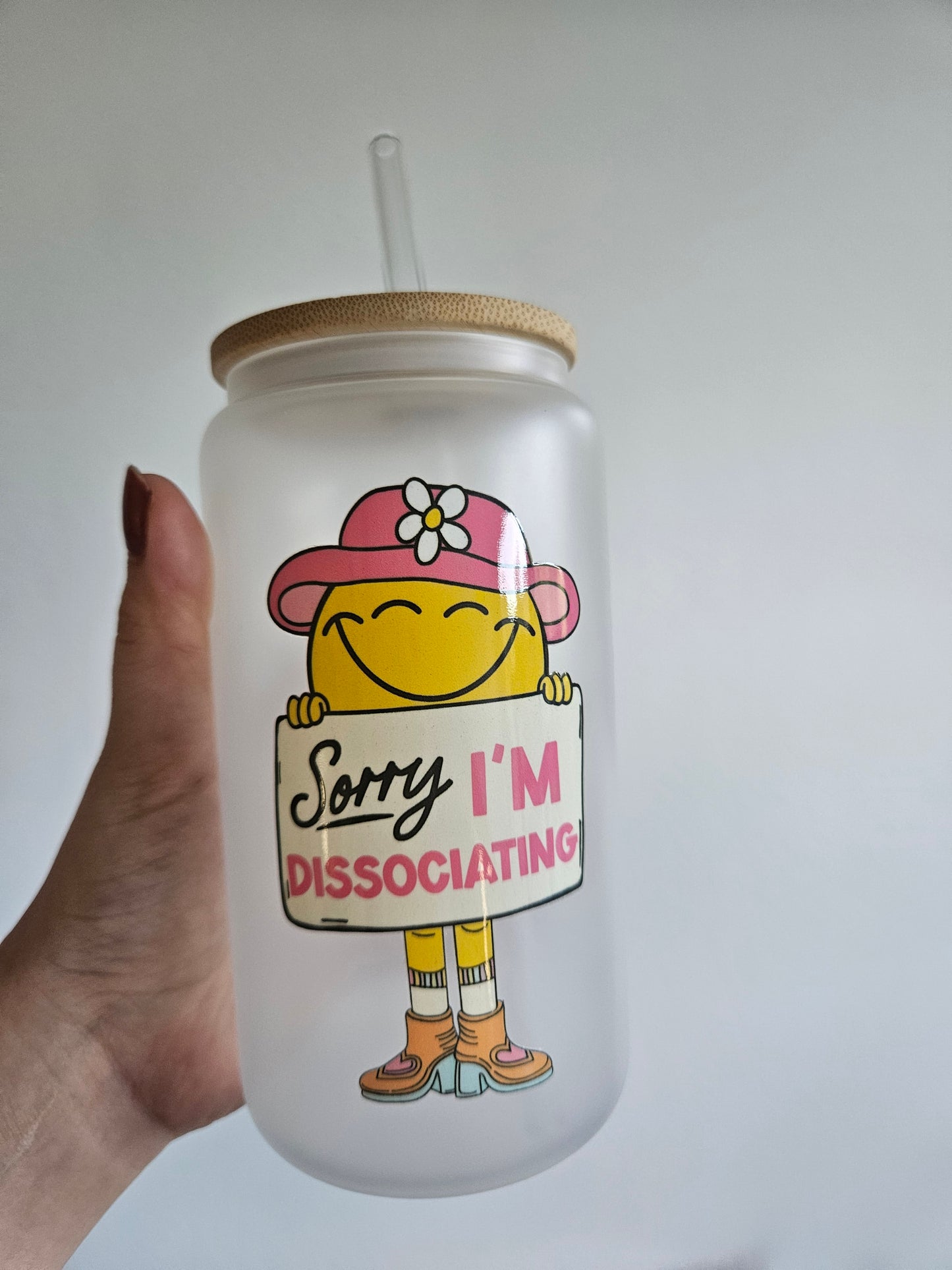 Dissoziation Trinkglas