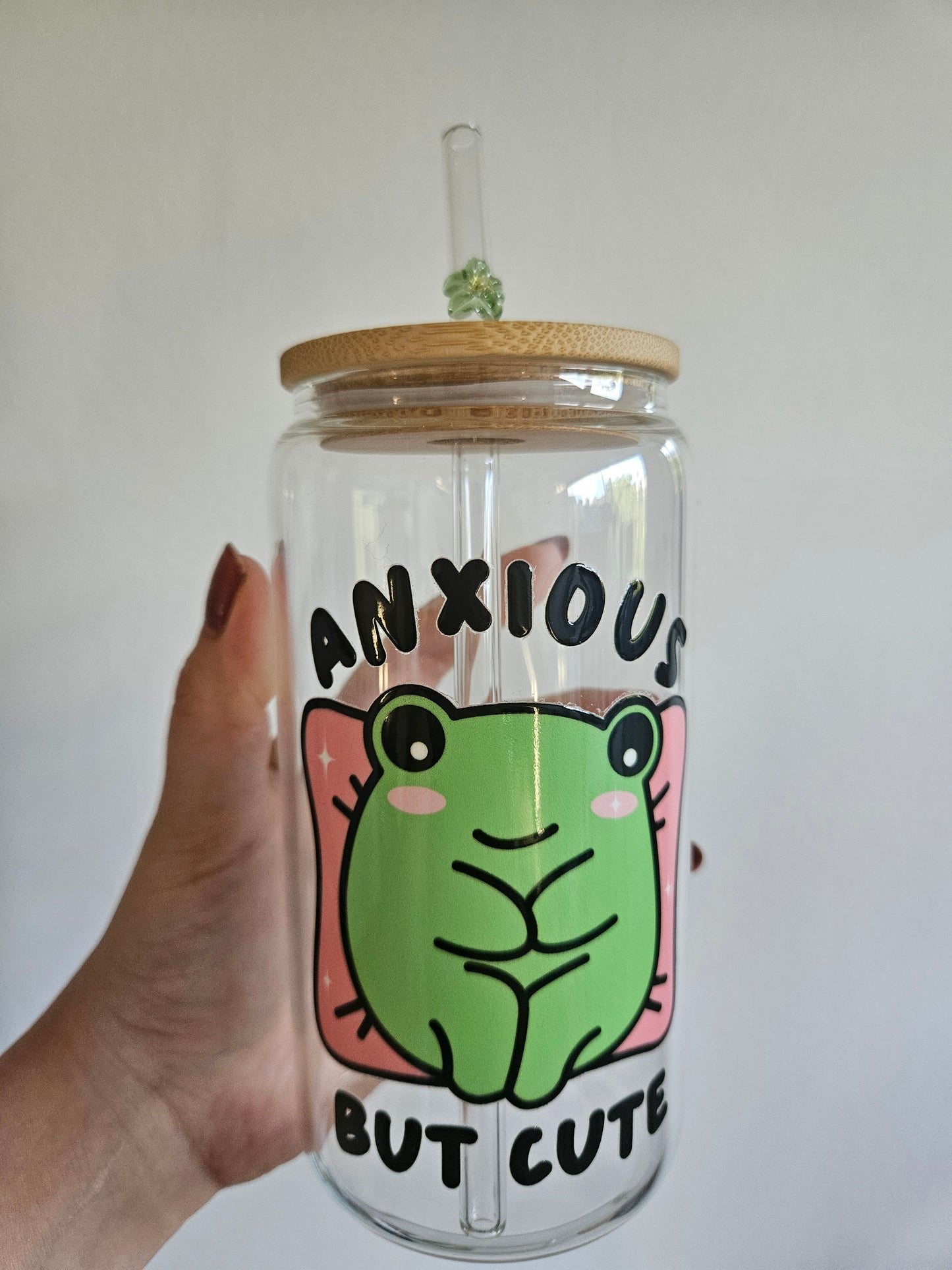 Anxious but cute Trinkglas