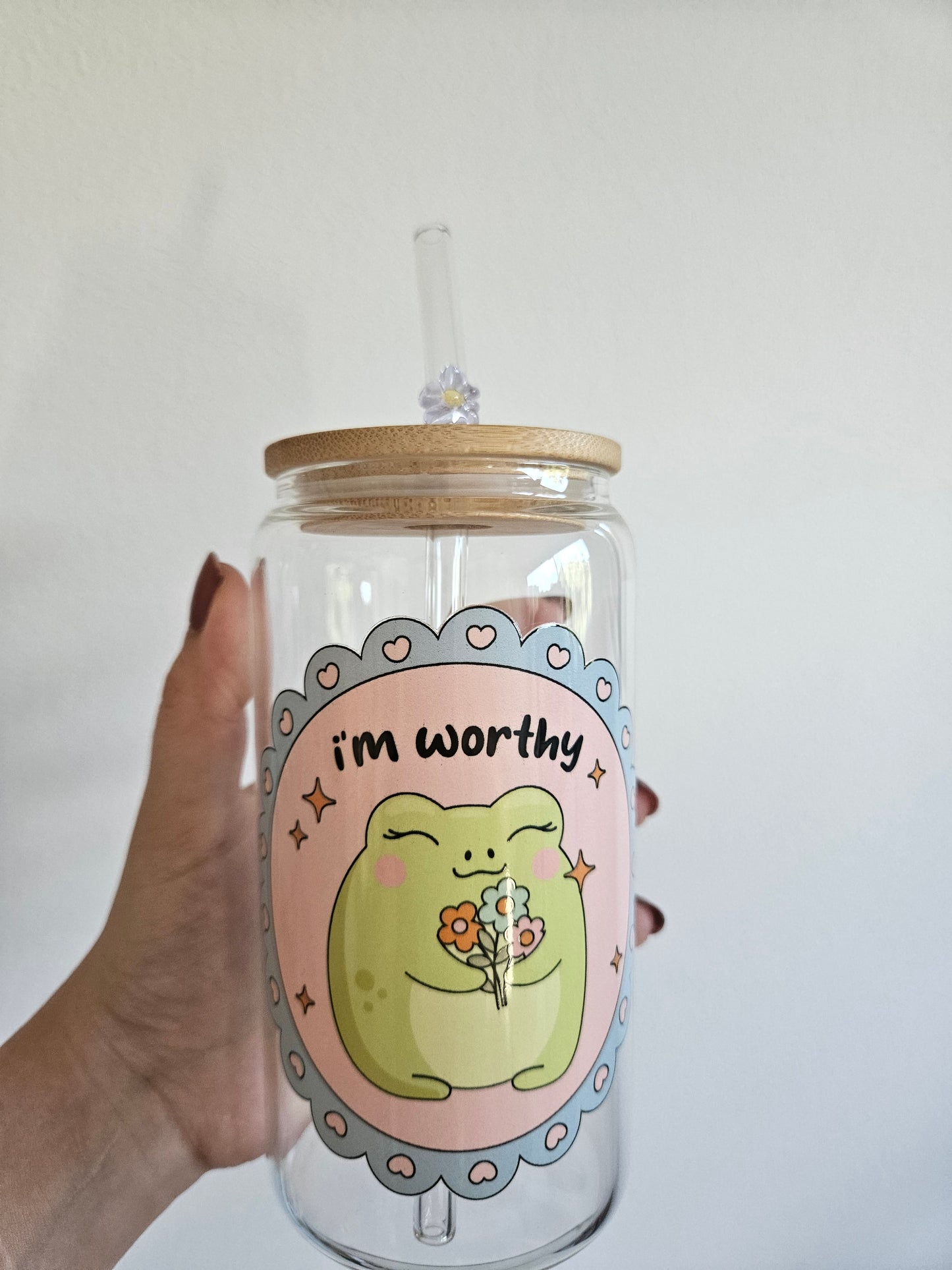I'm worthy Trinkglas