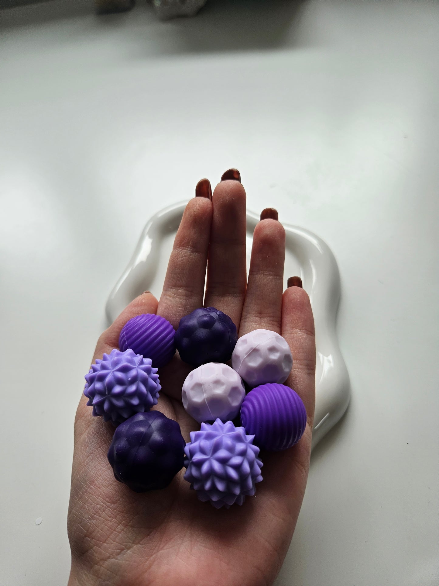 Magnetische Fidget-Bälle 8er Set