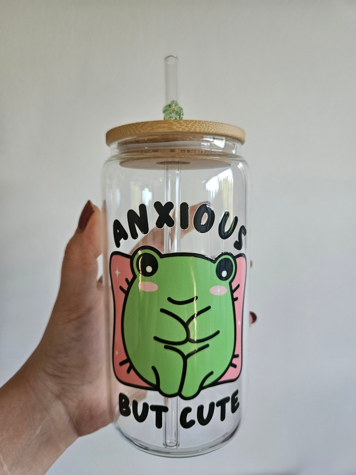 Anxious but cute Trinkglas