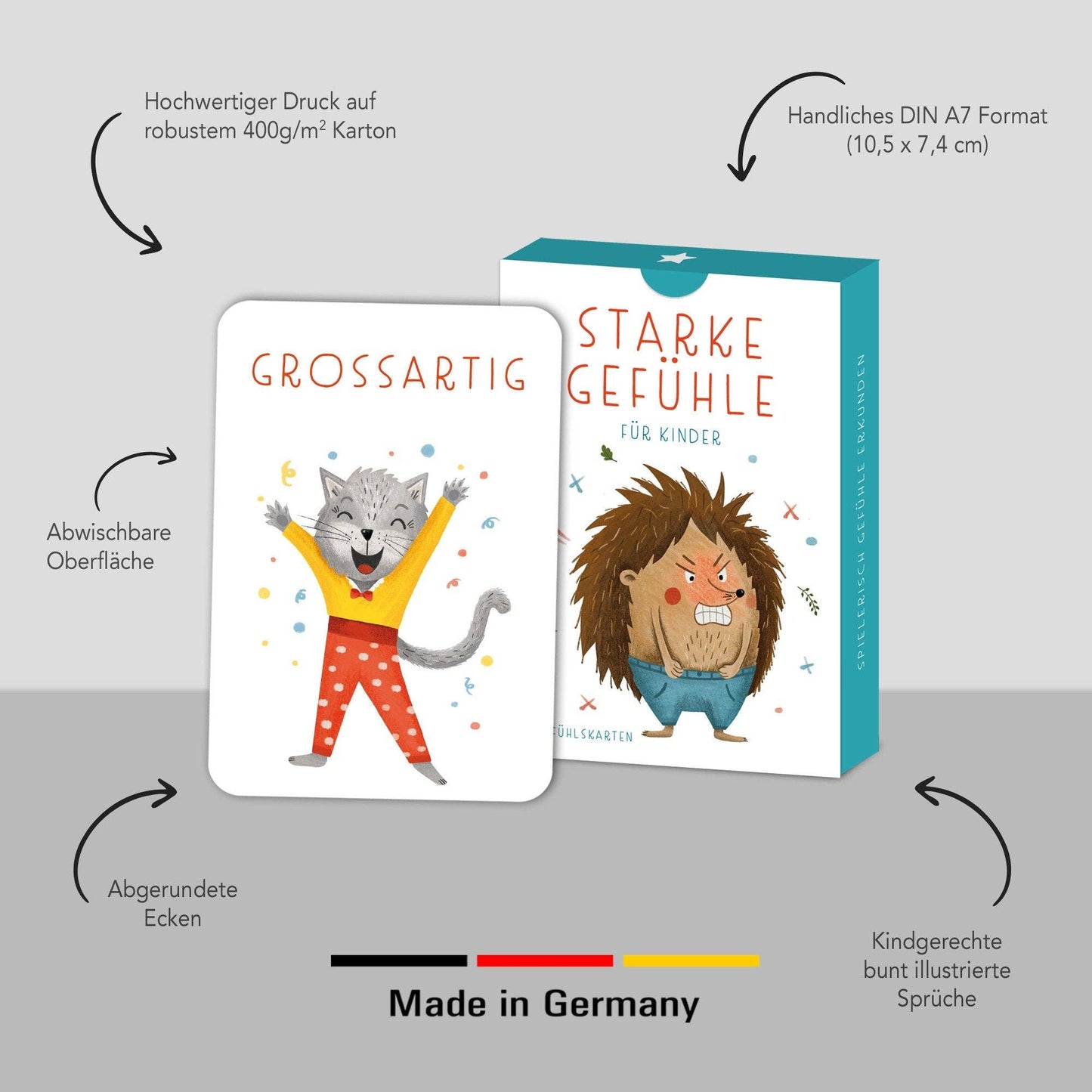 Gefühlskarten für Kinder