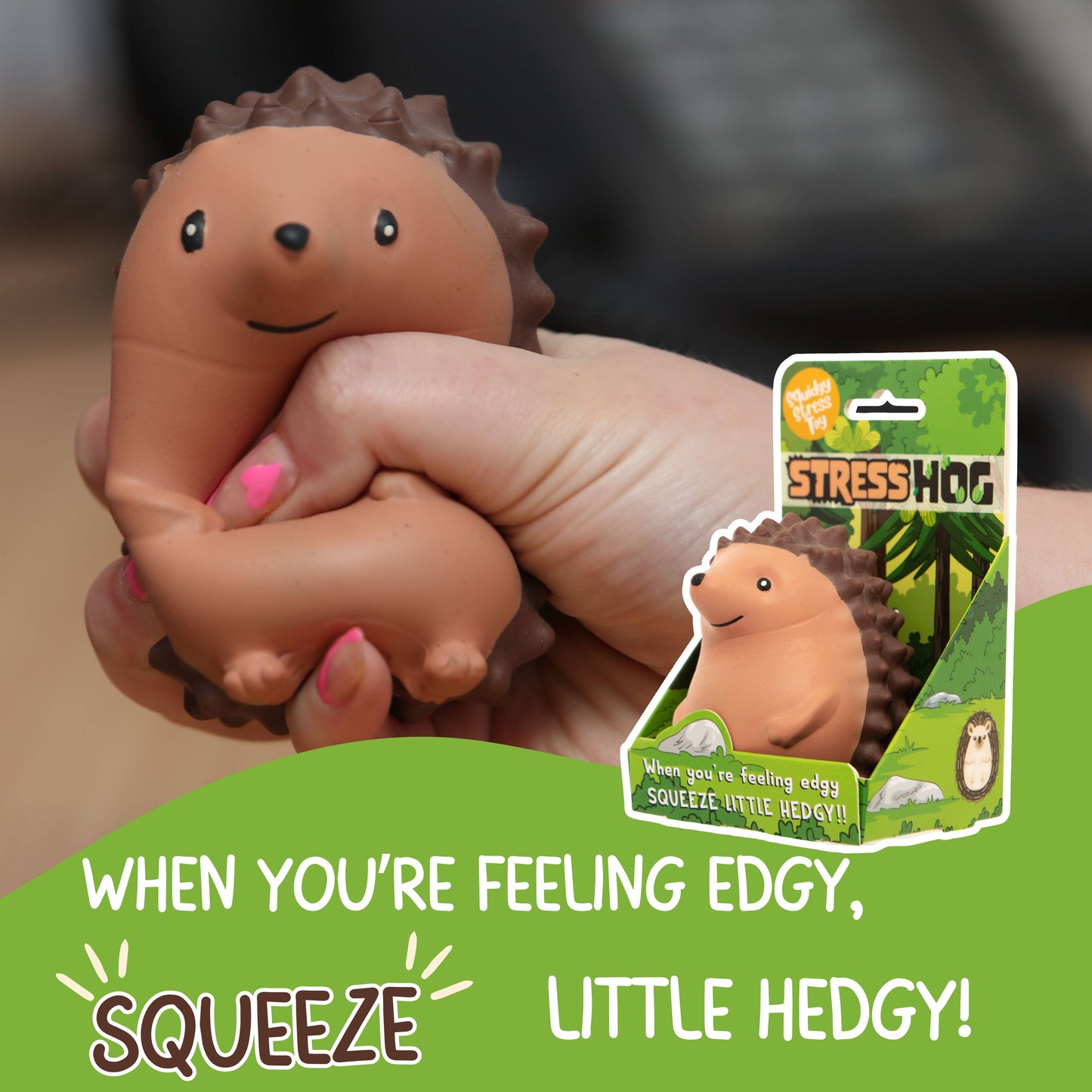 Stress Hog Stressspielzeug - Igel Zappel/Stressspielzeug
