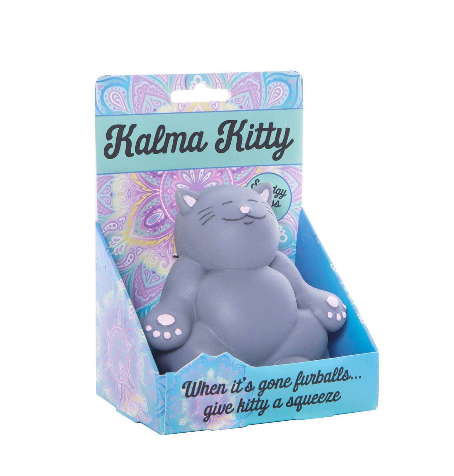 Kalma Kitty Stressbällchen – Anti-Stress-Spielzeug mit Katzenmotiv – Geschenkidee für Katzenliebhaber