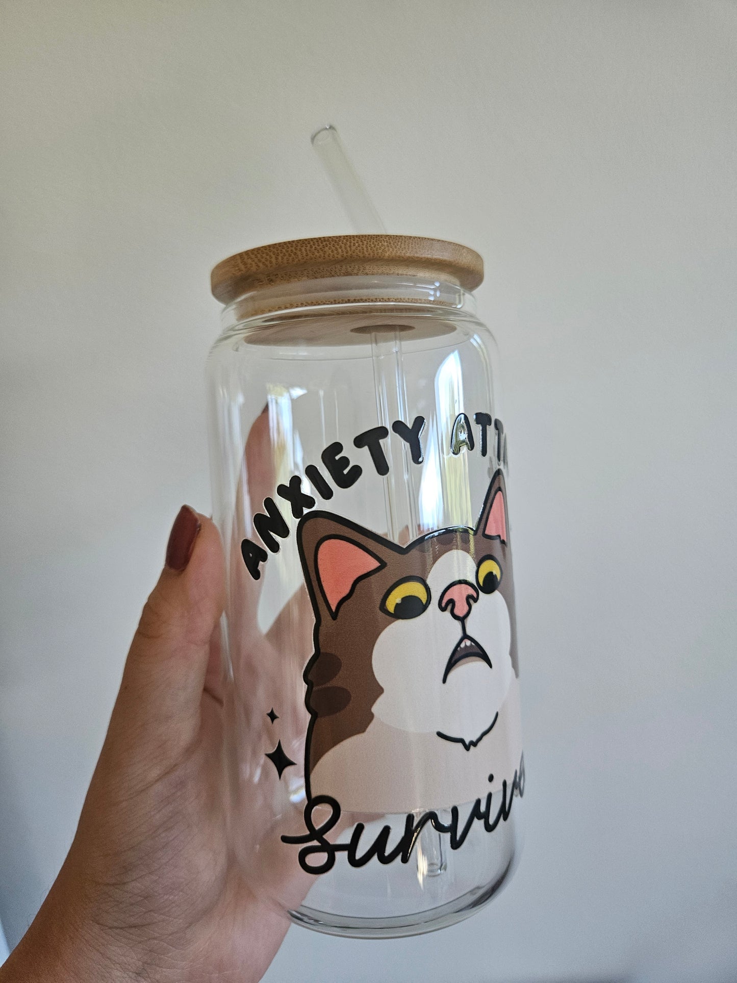 Anxiety Attack Trinkglas
