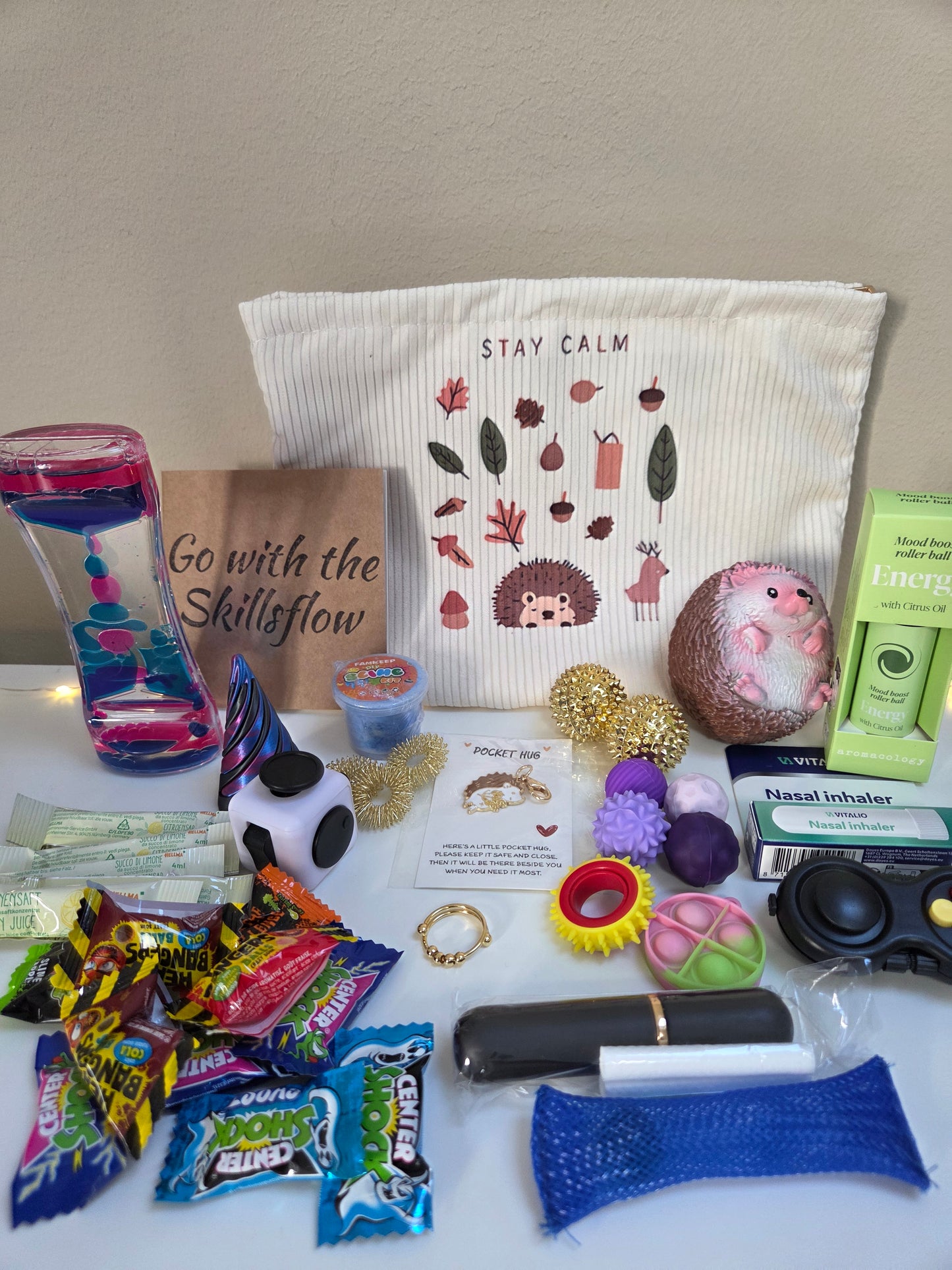 Stay Calm Igel Skillstasche