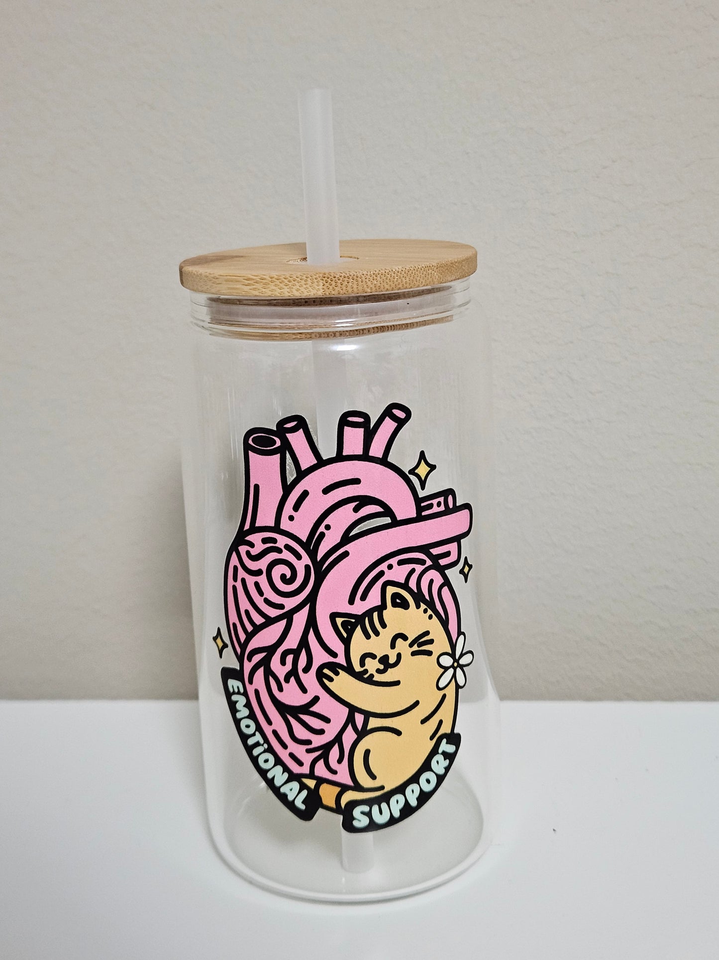 Emotional Support Trinkglas