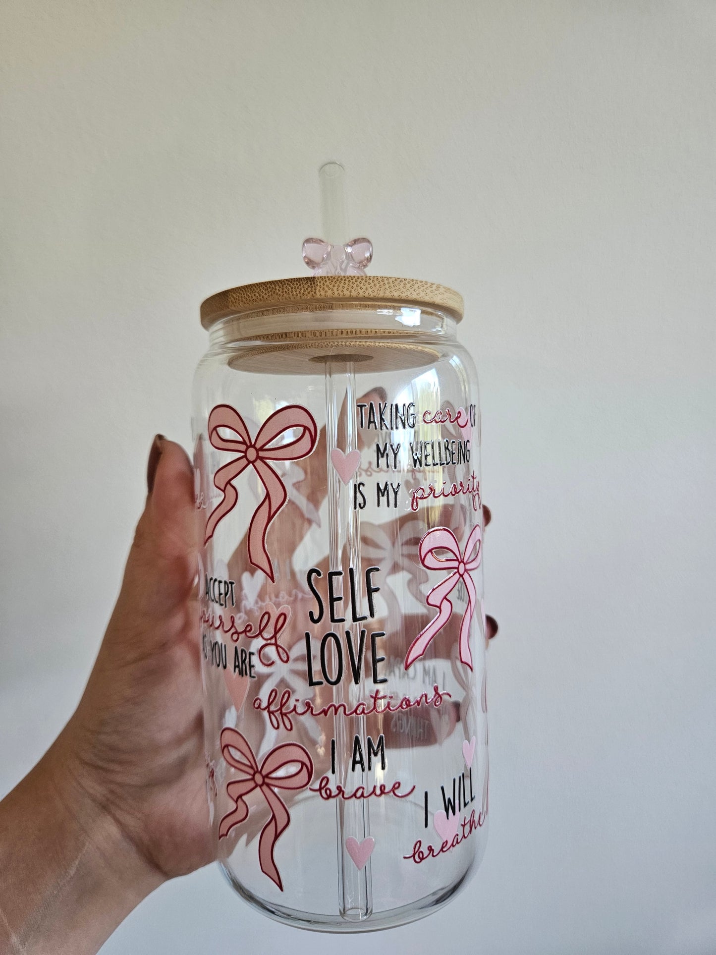 Selflove Affirmations Glas