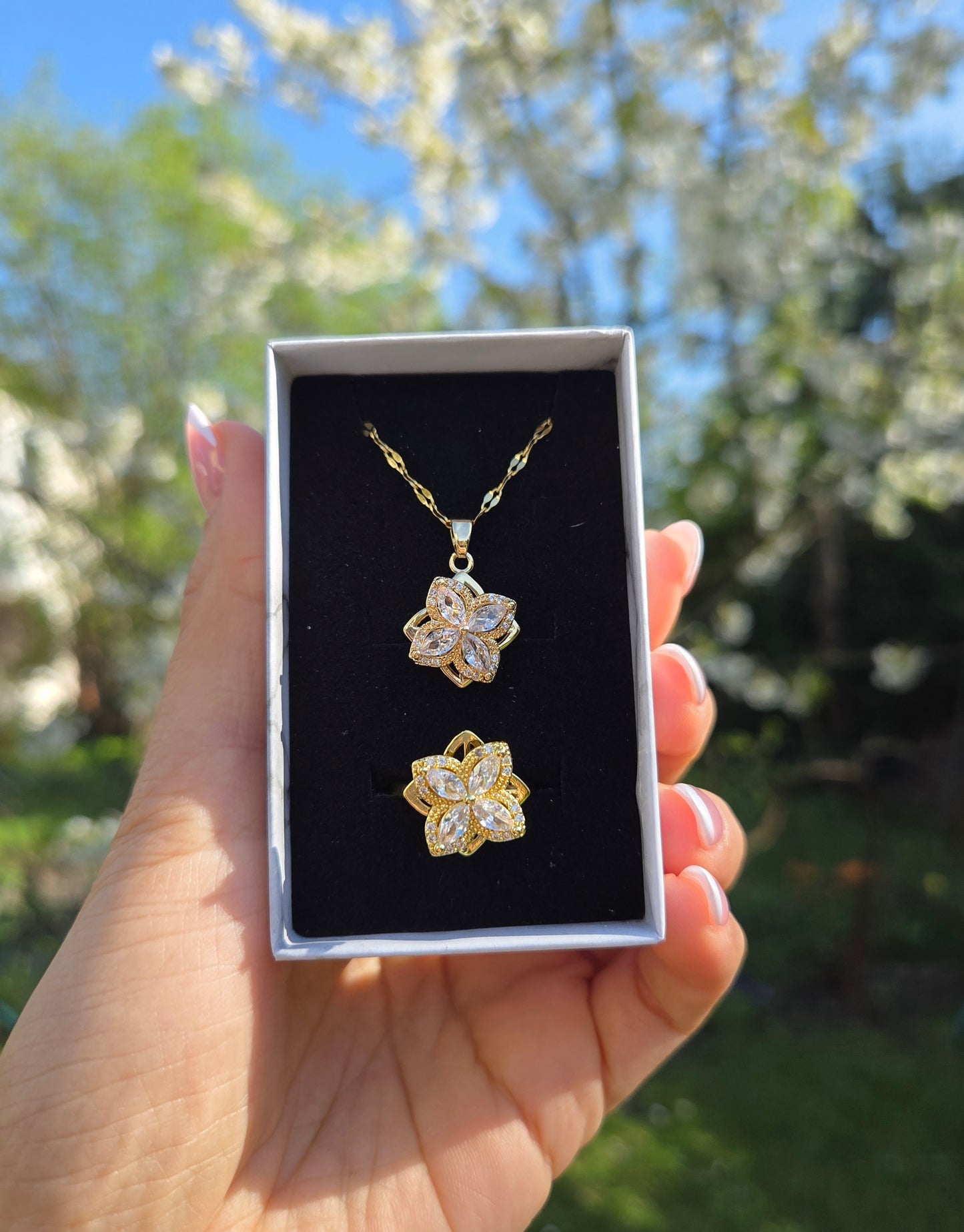 Eleganz Fidget Schmuckset