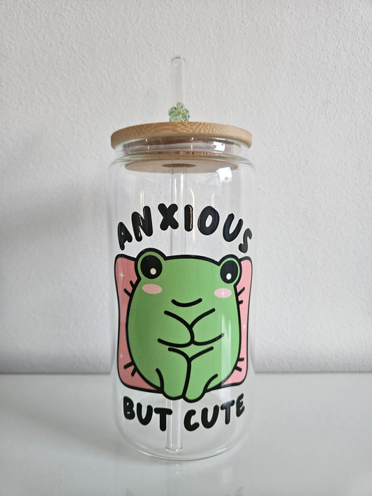 Anxious but cute Trinkglas