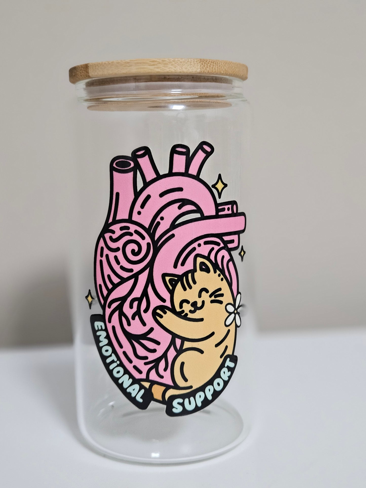 Emotional Support Trinkglas