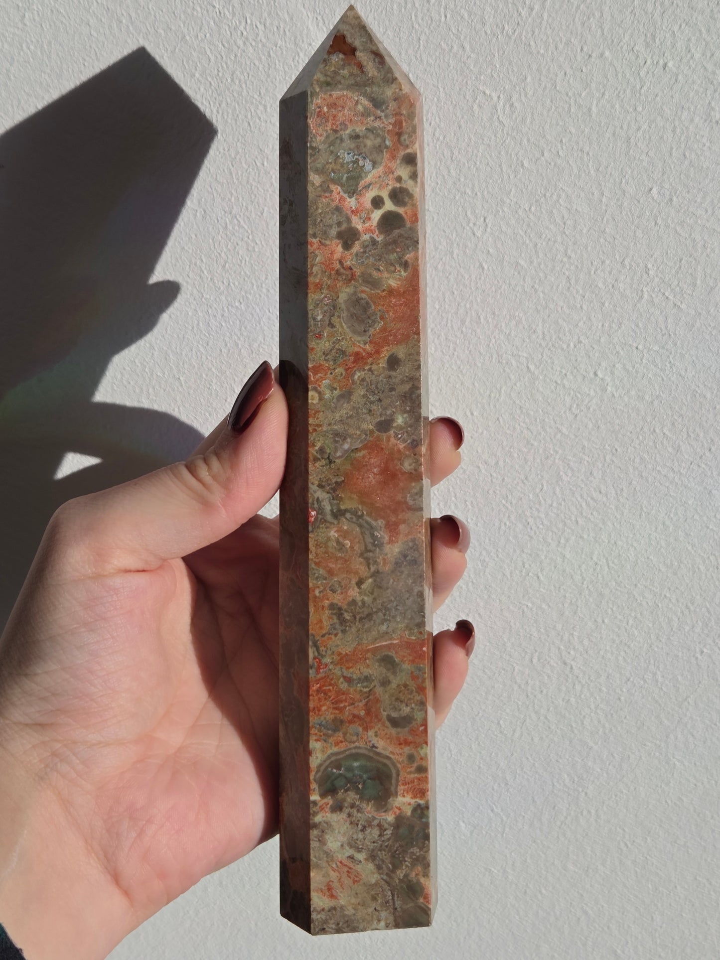 Brekzien-Jaspis/Moosachat Tower