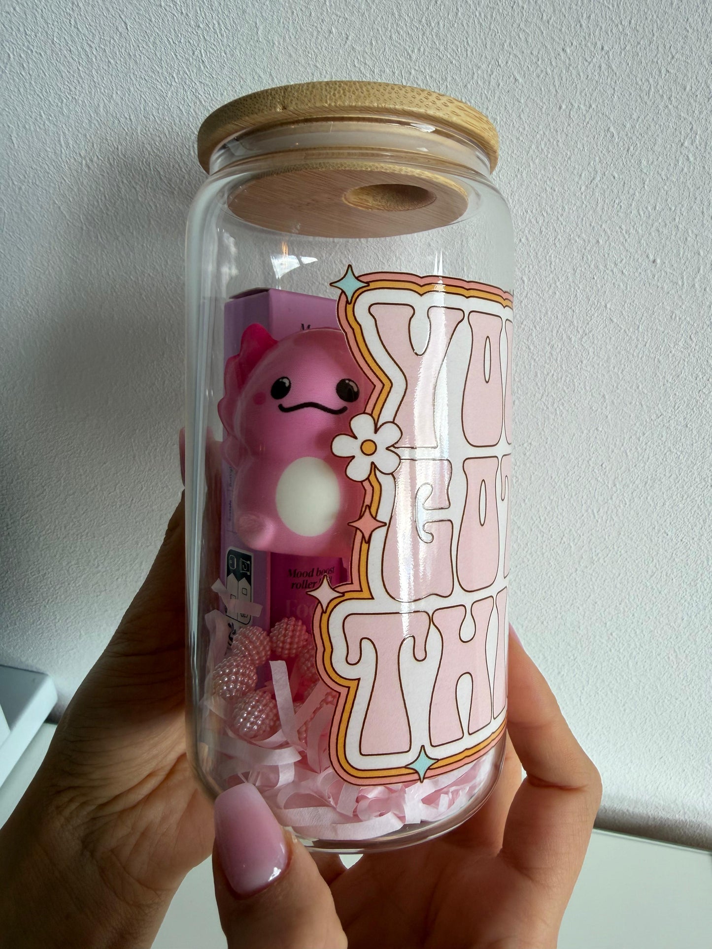 Geschenk Glas You got this