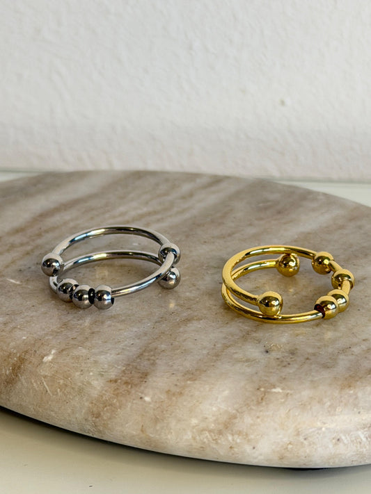 Perlen Fidget Ring
