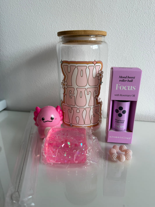 Geschenk Glas You got this