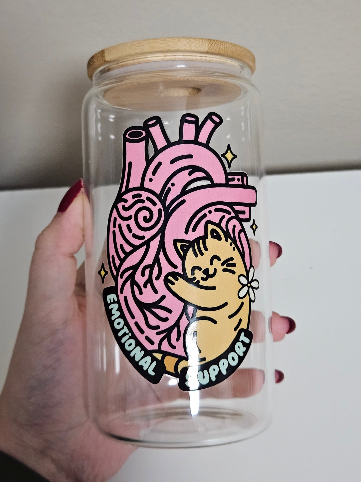 Emotional Support Trinkglas