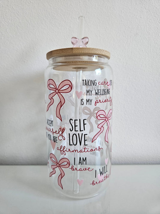 Selflove Affirmations Glas