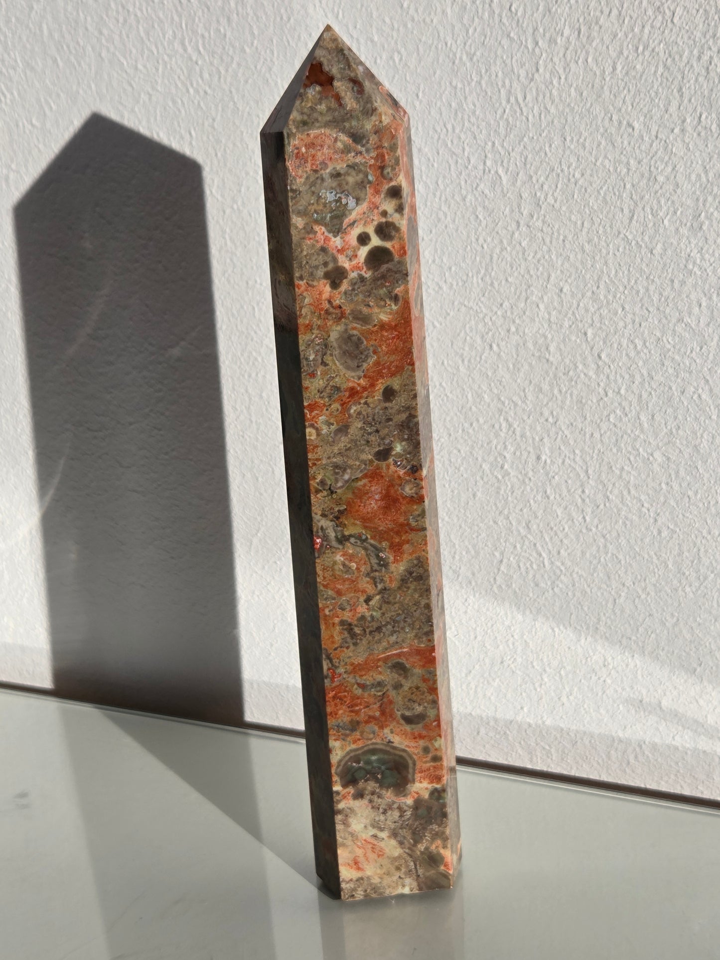 Brekzien-Jaspis/Moosachat Tower