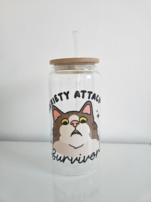 Anxiety Attack Trinkglas