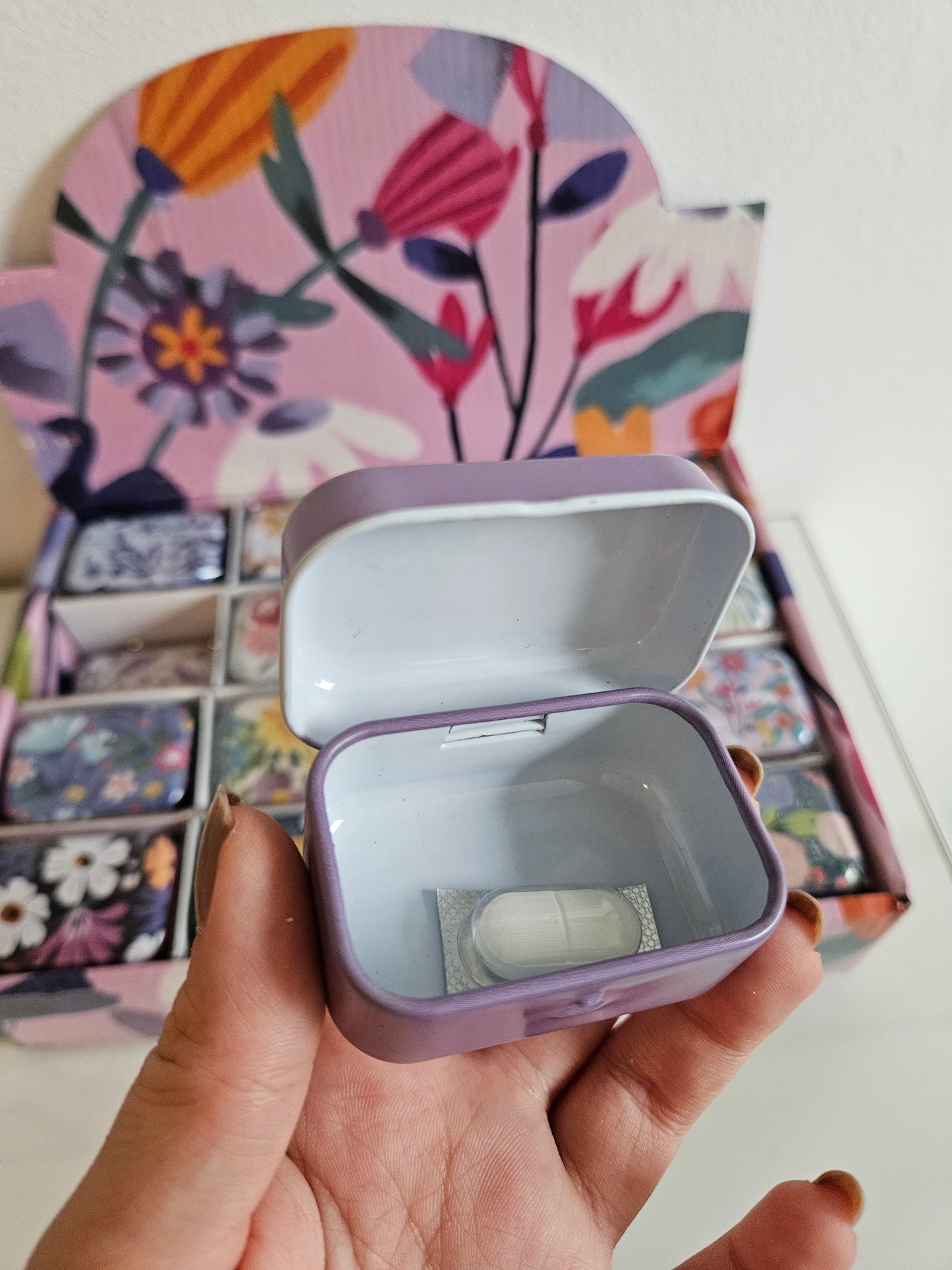 Metall Döschen für Medis
