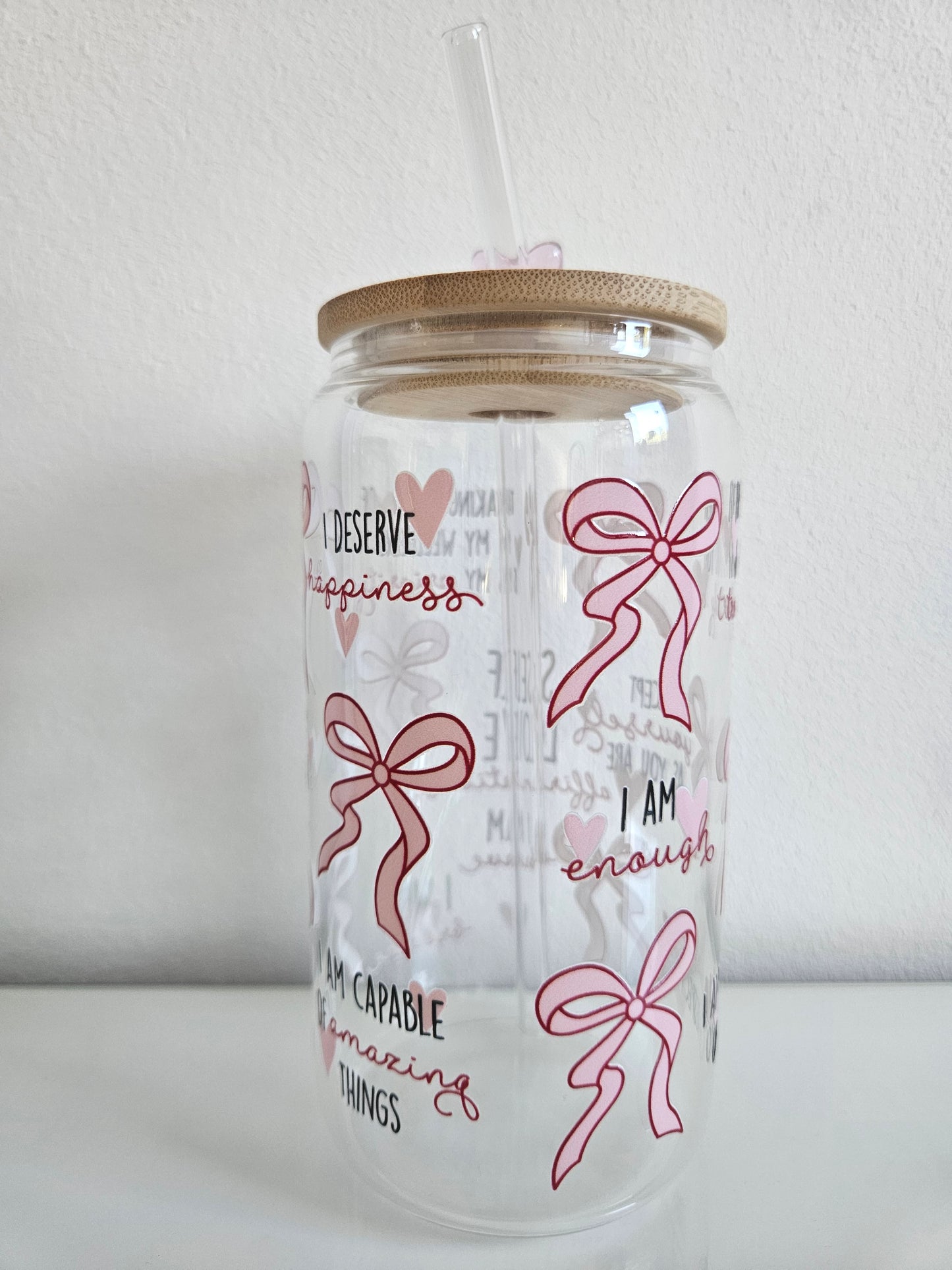 Selflove Affirmations Glas