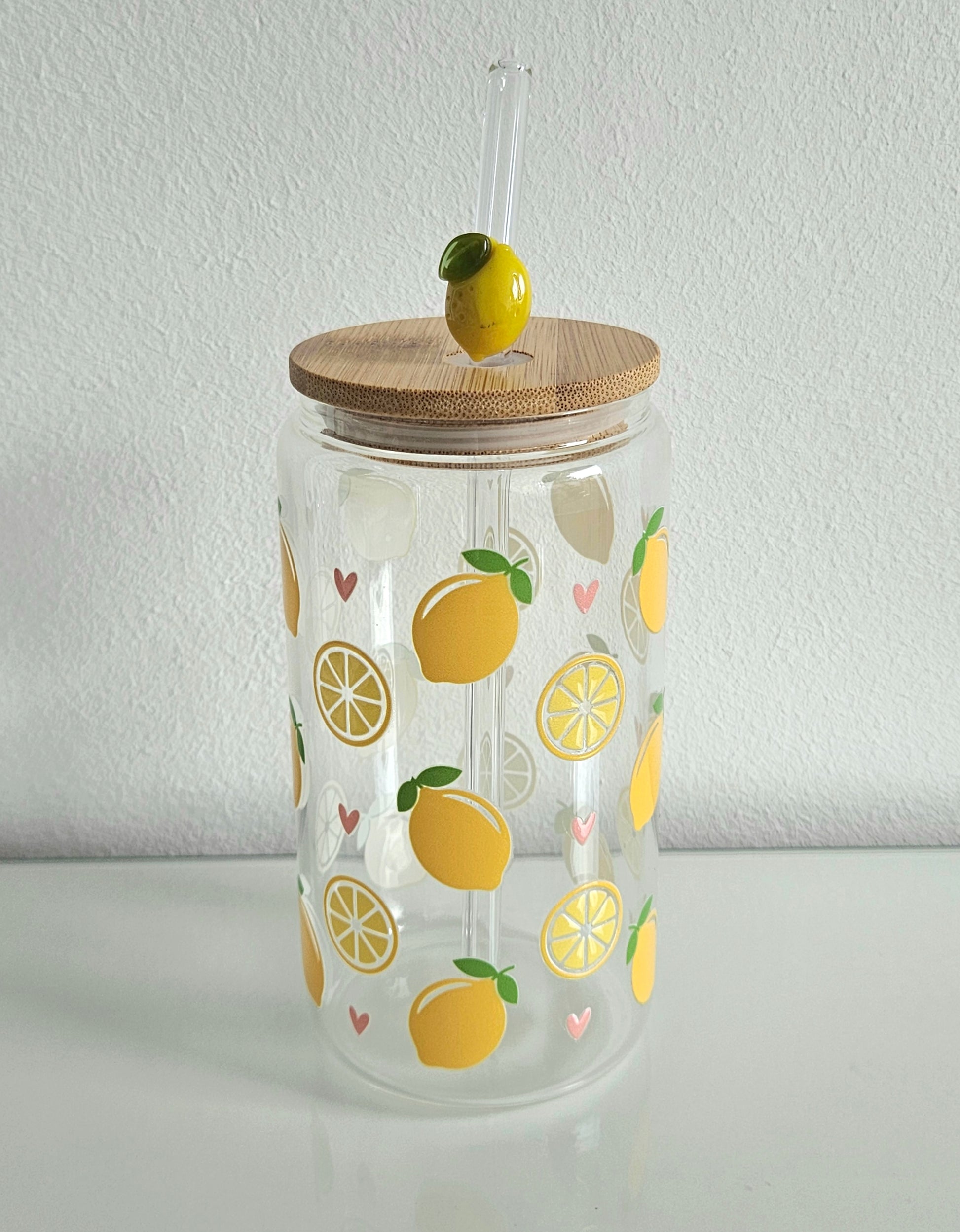 glasstrohhalme aufbewahren Zitronen Glas mit Glasstrohhalm – Skillsflow
