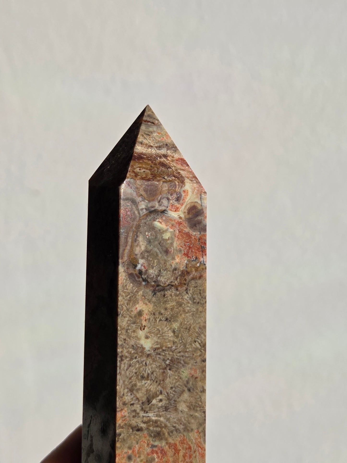 Brekzien-Jaspis/Moosachat Tower