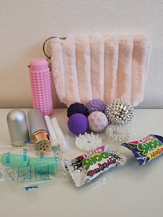 Skillstäschchen Prüfungsangst rose