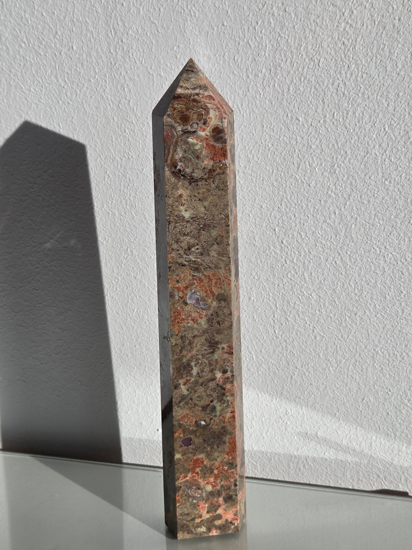 Brekzien-Jaspis/Moosachat Tower