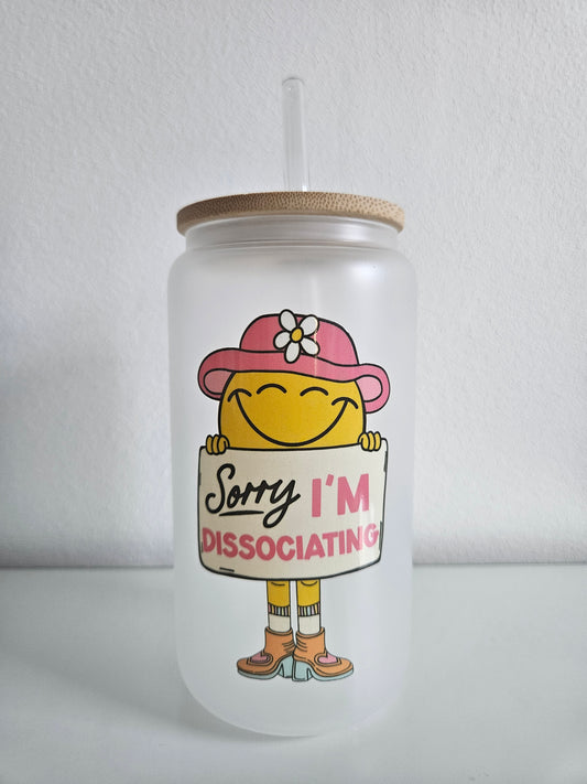 Dissoziation Trinkglas