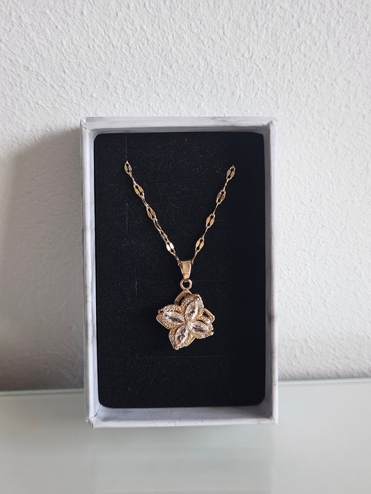 Fidget Kette Eleganz Gold